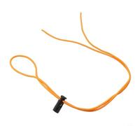 Zilimontt Sangle élastique de rechange pour masque de plongée en caoutchouc avec verrous de cordon réglables, latex durable et polyester pour lunettes de plongée (orange) 114 cm