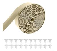 Zilimontt Sangles de rechange en PVC pour chaises de patio d'extérieur | Sangle découpable de 6,1 m pour réparation de meubles de piscine, salon et plage | Comprend des rivets pour une installation