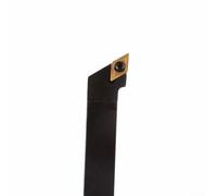 Zilimontt SDJCL1212H07 Porte-outil de tournage externe avec insert DCMT070204 UE6020, tige 12 x 100 mm, main gauche, avec clé M2,5 x 6 pour applications d'usinage CNC