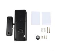 Zilimontt Serrure de porte invisible compatible avec l'application TTLOCK et carte IC, entrée sans clé pour portes en bois, contrôle, sécurité antivol, installation facile pour