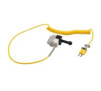 Zilimontt Sonde thermocouple magnétique de type K pour la mesure, 0-500 ℃ résistante aux hautes températures avec aimant puissant, compatible avec thermomètre numérique de type K (B)