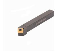 Zilimontt SSSCR1212H09 Porte-outil de tournage de tour 12 mm x 100 mm avec 10 inserts en carbure SCMT09T308, alliage d'acier coupé à droite pour le travail des métaux CNC et la fabrication