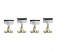 Zilimontt Stabilisateur de tête de lit réglable en métal avec coussinets absorbant les chocs en EVA, fixation anti-secousses pour réduire le bruit et protéger les murs, convient pour 45-122 mm entre