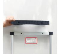 Zilimontt Stabilisateur d'échelle en caoutchouc avec tapis antidérapant pour échelles télescopiques, trous de rangement d'outils, design pour poteau ou support d'arbre, s'adapte à une rainure de 4 cm