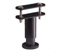 Zilimontt Support de cadre de lit robuste en forme de T, support antidérapant pour plus de stabilité, renfort de meubles en acier télescopique réglable en hauteur, boulons inclus, laminé à froid (12