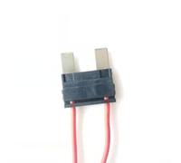 Zilimontt Support de fusible pour robinet de voiture 16 AWG 230 mm, adaptateur d'extension électrique automobile avec basse tension 32 V 20 A, cartouche à vitesse moyenne, connecteur pour ajouter