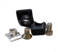 Zilimontt Support de montage pour levier de vitesse compatible avec Avid MatchMaker X MMX CR Mag X0 XX pour bague de serrage de frein de vélo, côté droit, gauche, métal noir pour vélo (droite)