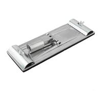 Zilimontt Support de ponceuse manuelle en alliage d'aluminium pour cloison sèche et ponçage automatique, cadre de papier abrasif de 23,5 x 8 cm, compatible avec tige télescopique, outil de polissage