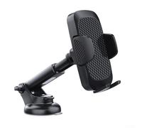 Zilimontt Support de téléphone pour voiture avec ventouse, rotation à 360 degrés et poignée en caoutchouc antidérapant pour un positionnement sécurisé du smartphone pendant la conduite