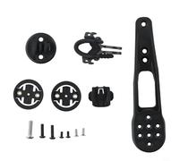 Zilimontt Support pour ordinateur de vélo pour Garmin Bryton pour GPS Cateye H31 CP10 CP20 avec base de montage de lumière Noir