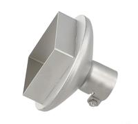 Zilimontt SUS304 Buse carrée en acier inoxydable 45 mm x 45 mm pour station de soudage, compatible avec chalumeau à air chaud 850, joint étanche, design économe en énergie