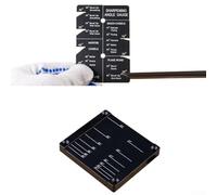 Zilimontt Système de guide d'affûtage pour le travail du bois pour burins et avions personnalisable, angle d'affûtage de 15 ° 45 ° avec rouleaux longs/courts en alliage d'aluminium et acier inoxydable