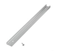 Zilimontt Système de rail en T en alliage d'aluminium de 30 mm de large, 300 à 600 mm de long avec barre d'onglet de 19 mm, rail pour bancs de travail du bois et accessoires de jauge à onglets (400 mm