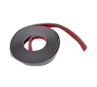 Zilimontt Tapis sans couture pour bande de bord 6 m TPE Transition de sol pour tapis ou sol de 10 mm d'épaisseur, seuil de sécurité lisse, pour une installation facile, plusieurs couleurs Opti (gris