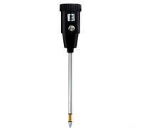 Zilimontt Testeur de sol pour pH et humidité avec longue électrode métallique étanche, appareil auto-alimenté pour une analyse précise du sol dans les vignobles, pelouses et vergers