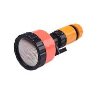 Zilimontt Tête d'arrosage en plastique pour jardin et chambre d'enfant, raccord de tuyau de 10,2 cm/15,2 cm/2,5 cm avec options de tamis en maille 400/1000/1500/2000, buse de contrôle du débit durable