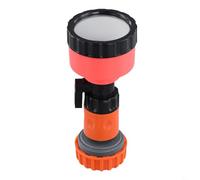 Zilimontt Tête d'arrosage en plastique pour jardin et chambre d'enfant, raccord de tuyau de 10,2 cm/15,2 cm/2,5 cm avec options de tamis en maille 400/1000/1500/2000, buse de contrôle du débit durable