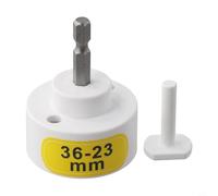 Zilimontt Tête de capsulage de bouteille électrique pour machine à sceller, adaptateur de foret à tige hexagonale de 6,35 mm avec taille réglable de 10 à 50 mm, compatible avec diverses bouteilles