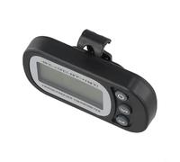 Zilimontt Thermomètre numérique avec conversion C/F pour réfrigérateur avec plage de mémoire et grand écran pour 20 °C pour thermomètre compact 50 °C min/max (noir)