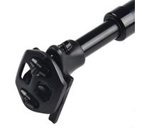 Zilimontt Tige de selle en alliage d'aluminium absorbant les chocs pour support à clip double rail - pour usiné CNC, réglable en hauteur avec réversible, (33,9 x 400 mm)