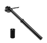 Zilimontt Tige de selle hydraulique compte-gouttes 27,2 mm pour tube de selle de vélo en alliage d'aluminium pour vélo avec anneau d'étanchéité étanche à la pluie et à la poussière et réglable (27,2 x