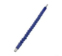 Zilimontt Tige d'extension flexible de 295 mm avec tige hexagonale pour tournevis sans fil, tournevis pneumatique, perceuse dynamométrique et électrique (bleu)
