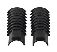Zilimontt TPE pour tige de selle de vélo, support de batterie interne pour changement de vitesse électronique Di2, compatible avec tige de selle de 27,2 mm ou 31,6 mm, design à 9 lames pour un