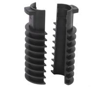 Zilimontt TPE pour tige de selle de vélo, support de batterie interne pour changement de vitesse électronique Di2, compatible avec tige de selle de 27,2 mm ou 31,6 mm, design à 9 lames pour un