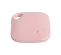 Zilimontt Tracker GPS Localisateur anti-perte avec suivi longue distance pour appareils iOS compatible avec Find My Network pour clés, portefeuilles, sacs et articles personnels (rose)
