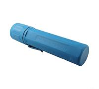Zilimontt Tube de rangement pour tige de soudage - Capacité de 4,5 kg - Pour électrodes MMA - Boîtier étanche en plastique avec clip de transport et indicateur de graduation - Bleu - 360 mm x 78 mm
