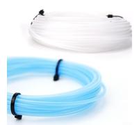 Zilimontt Tube interne de boîtier de câble pour dérailleur et câbles de frein - Guide de lubrification lisse en PVC avec 1,7 mm ID / 2,2 mm OD et 2,3 mm ID / 2,9 mm OD - Blanc ou bleu (2,3 x 2,9 mm)