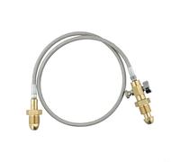 Zilimontt Tuyau adaptateur de recharge de bouteille de gaz industriel, BS 341 No.3, compatible avec système de connexion de réservoir à argon à filetage G5/8, station de recharge de cylindre d'argon