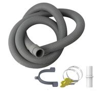 Zilimontt Tuyau d'évacuation pour machine à laver et lave-vaisselle en polypropylène - Plusieurs options de longueur - 70 cm - 1 m, 5 m, 2 m - Pour installation de linge domestique et d'appareils de