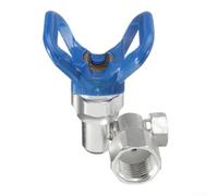 Zilimontt Vanne d'arrêt pour pulvérisateur de peinture sans air F-7/8 M de 7/8" - Connecteur pivotant en alliage compatible avec Magnum Contractor, SG1, SG2, SG3 Spray et