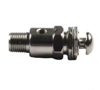 Zilimontt Vanne pneumatique à bouton-poussoir TAC-3P 2 ports 3 positions Vanne de contrôle d'air miniature avec retour à ressort Connexion M5 x 0,8 pour automatisation industrielle et pneumatique