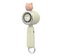 Zilimontt Ventilateur brumisateur portable avec batterie longue durée, double brume froide et brise, ventilateur personnel compact rechargeable par USB pour voyage en plein air (vert)