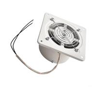Zilimontt Ventilateur de salle de bain de 10,2 cm avec moteur de 25 W, silencieux de 50 dB pour toilettes, cuisine, bureau, construction en fer durable, facile à installer, efficace