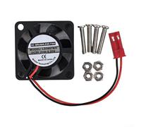 Zilimontt Ventilateur silencieux Pi 4 30 x 30 x 7 mm 3007, DC 5 V sans balais pour Raspberry Pi 4B/3B+/2B, système de refroidissement à composants électroniques (1 pièce)