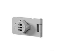 Zilimontt Verrou à combinaison en alliage de zinc pour porte coulissante, armoire, tiroir, placard, coffre-fort, moraillon de sécurité résistant avec code à 3 chiffres, résistant aux déchirures (blanc