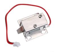 Zilimontt Verrou électronique 12 V avec déclencheur électromagnétique pour loquet de porte d'armoire ultra compact antirouille, courant d'entrée de 0,35 A, 1 seconde, 27 x 15 x 17 mm