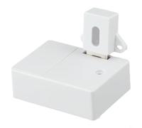 Zilimontt Verrou électronique ABS avec capteur de carte IC pour armoire et tiroir avec design invisible, installation à monter soi-même, dimensions 86 x 64 x 29 mm, blanc