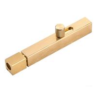 Zilimontt Verrou en alliage d'aluminium pour porte de terrasse, armoire et portes de restaurant, 15,2 cm, 20,3 cm, 20,3 cm, 20,3 cm, doré avec vis incluses (20,3 cm)