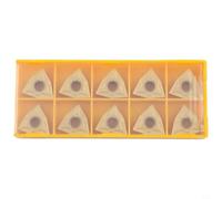 Zilimontt WNMG080404-MA Lot de 10 inserts en carbure pour outils de tournage CNC compatibles avec WNMG431, finition et finition, haute résistance à l'usure pour fonte et H