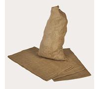 Zill GmbH Lot de 5 sacs en toile de jute, 65 x 135 cm, sac à pommes de terre ou à céréales, contenance 100 kg