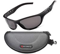 ZILLERATE Lunette de Soleil Homme Polarisée - Vélo, Golf, Ski, Pêche, Course à Pied, Conduite - Protection UV400, Monture Légère Confortable en TR90 - Accessoires et Étui Rigide, Noir