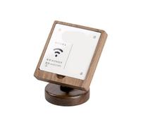 Zillesase Présentoir de Paiement en Bois - Code QR et Carte Table | Présentoir pratique avec Code QR et 1 support inclus, installation facile sur comptoir et fiable pour service.