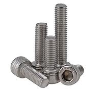 ZILOOK M4 M5 M6 M8 M10 M12 vis à tête hexagonale filetée inversée Gauche boulons à tête hexagonale en Acier Inoxydable 304 vis Allen à dent Gauche (Size : 50mm, Color : M10-1pcs)