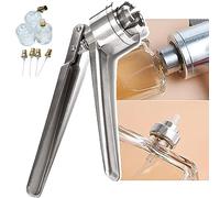 ZILOOK Pince à Sertir pour Parfum, Machine à Sceller Manuelle (13 mm 15 mm 18 mm 20 mm), Machine à Sceller Les Flacons PulvéRisateurs De Parfum, Acier Inoxydable/Sertissage Serré,18mm