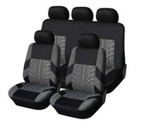 ZILOOK Voiture Ensembles De Housses Siège, pour Nissan Pixo 2009-2014 Housse de Siege Voiture Lavable Protecteur de Coussin de Siège Accessoires,Grey