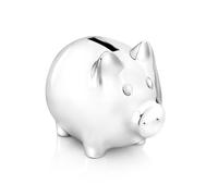 Zilverstad 6305600 Tirelire Cochon Argenté Laqué